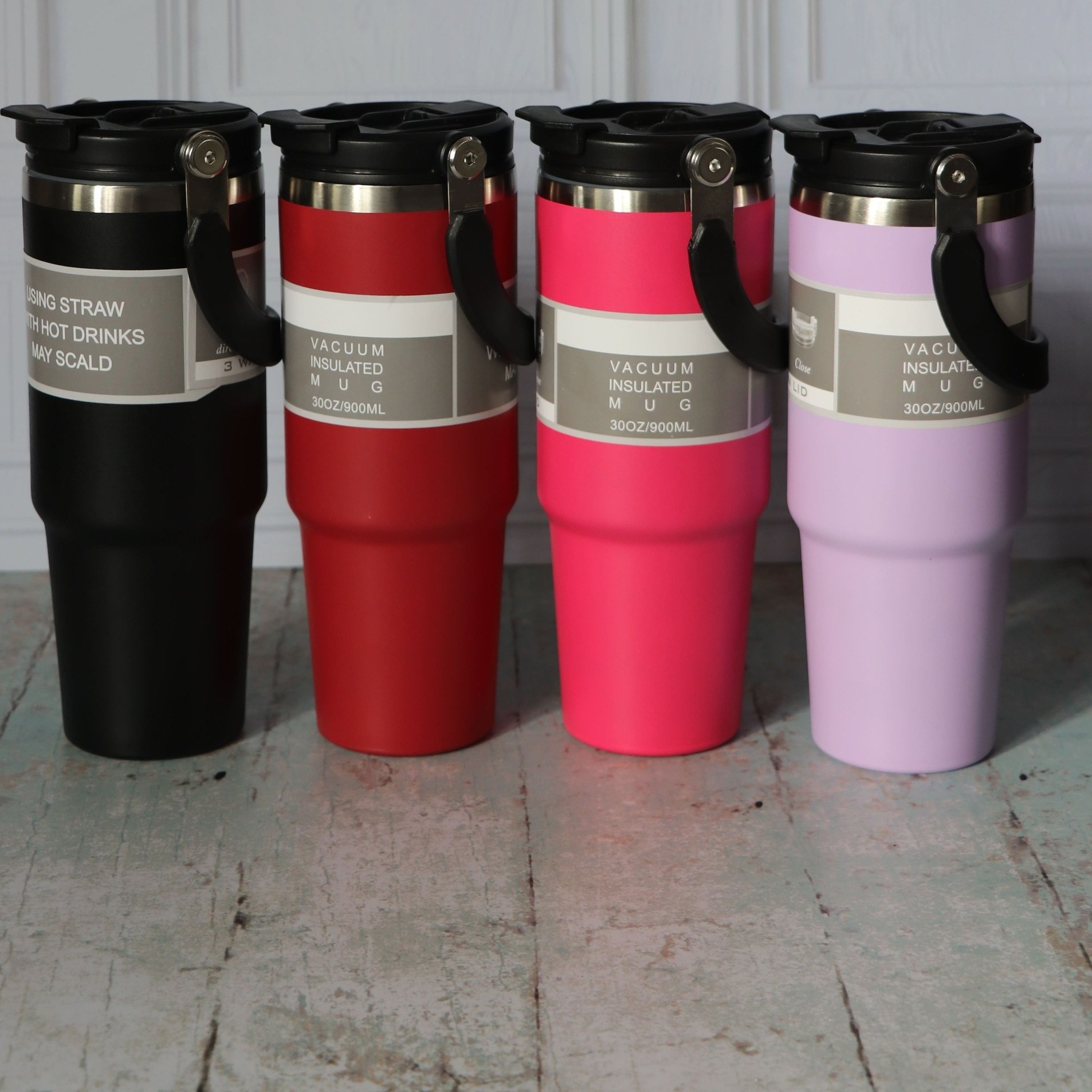 تصویر تراول ماگ طرح استنلی ظرفیت 900 میلی لیتر - یاسی 