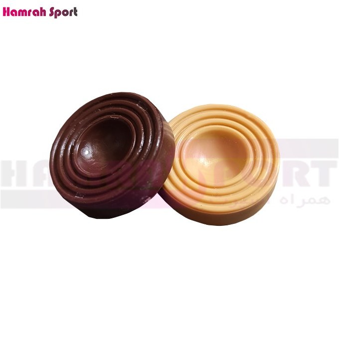 مهره تخته نرد پلاستیکی یدک مدل 3 خط - بسته 32 عددی